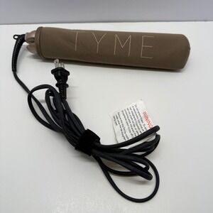 TYME Iron Original 2-in-1 Hair Curler and Straightener Rose Gold with Sleeve